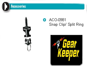 ACO Snap Clip on Key ring