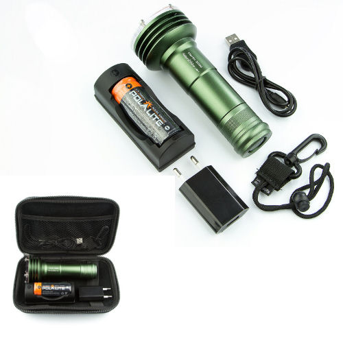 The Marlin Torches are fully rechargable and come in a hold all case