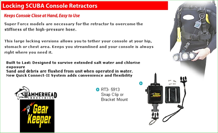 Locking Torch / Tool retractor RT3 5913