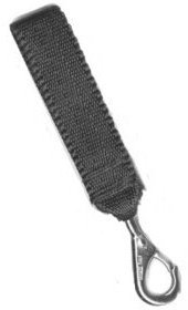 Bronze Nickel Plated No. 00 Snaphook on 25mm Webbing