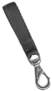 Bronze Nickel Plated No. 1 Snaphook on 25mm Webbing