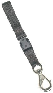 Bronze Nickel Plated No. 2 Snaphook on 25mm Webbing Detach