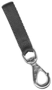 Bronze Nickel Plated No. 2 Snaphook on 25mm Webbing