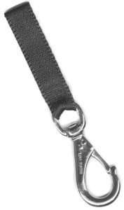 Bronze Nickel Plated No. 3 Snaphook on 25mm Webbing