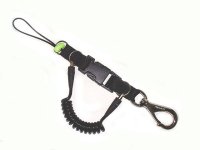 Heavy Duty Detach Coiled Lanyard - No.3 Snaphook