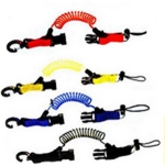 LC-660 DETACH COILED LANYARD<P>WITH SNAP HOOK 
